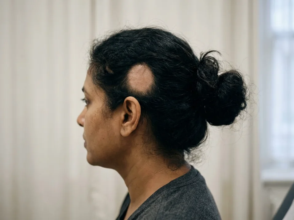 Alopecia Areata (Patchy Hair Loss) treated at Own Skin Dermatology & Advanced Aesthetics