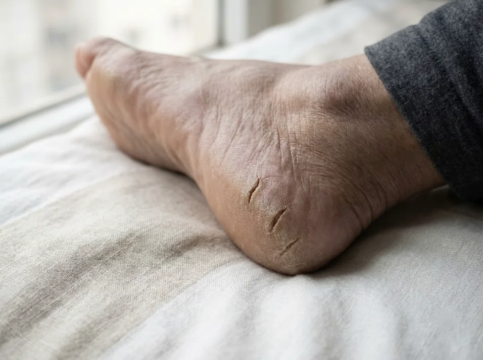 Cracked Heels treated at Own Skin Dermatology & Advanced Aesthetics