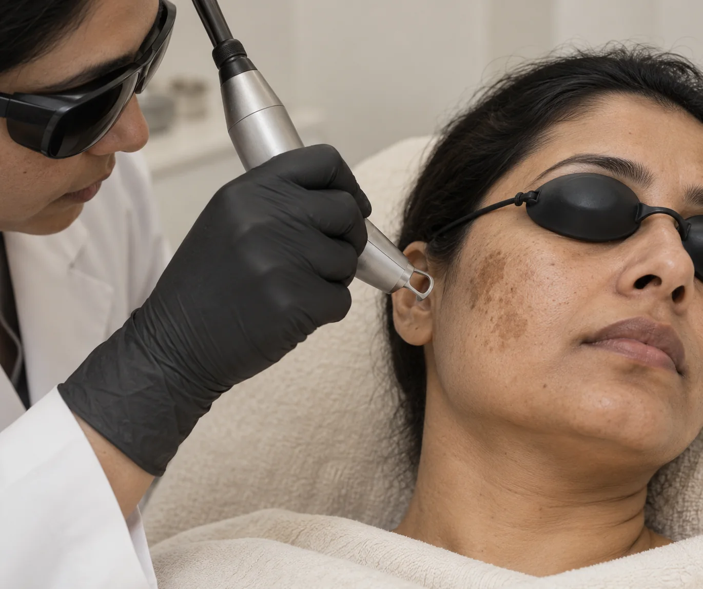 Q-Switch Laser for Pigmentation & Uneven Skin Tone at Own Skin Dermatology & Advanced Aesthetics