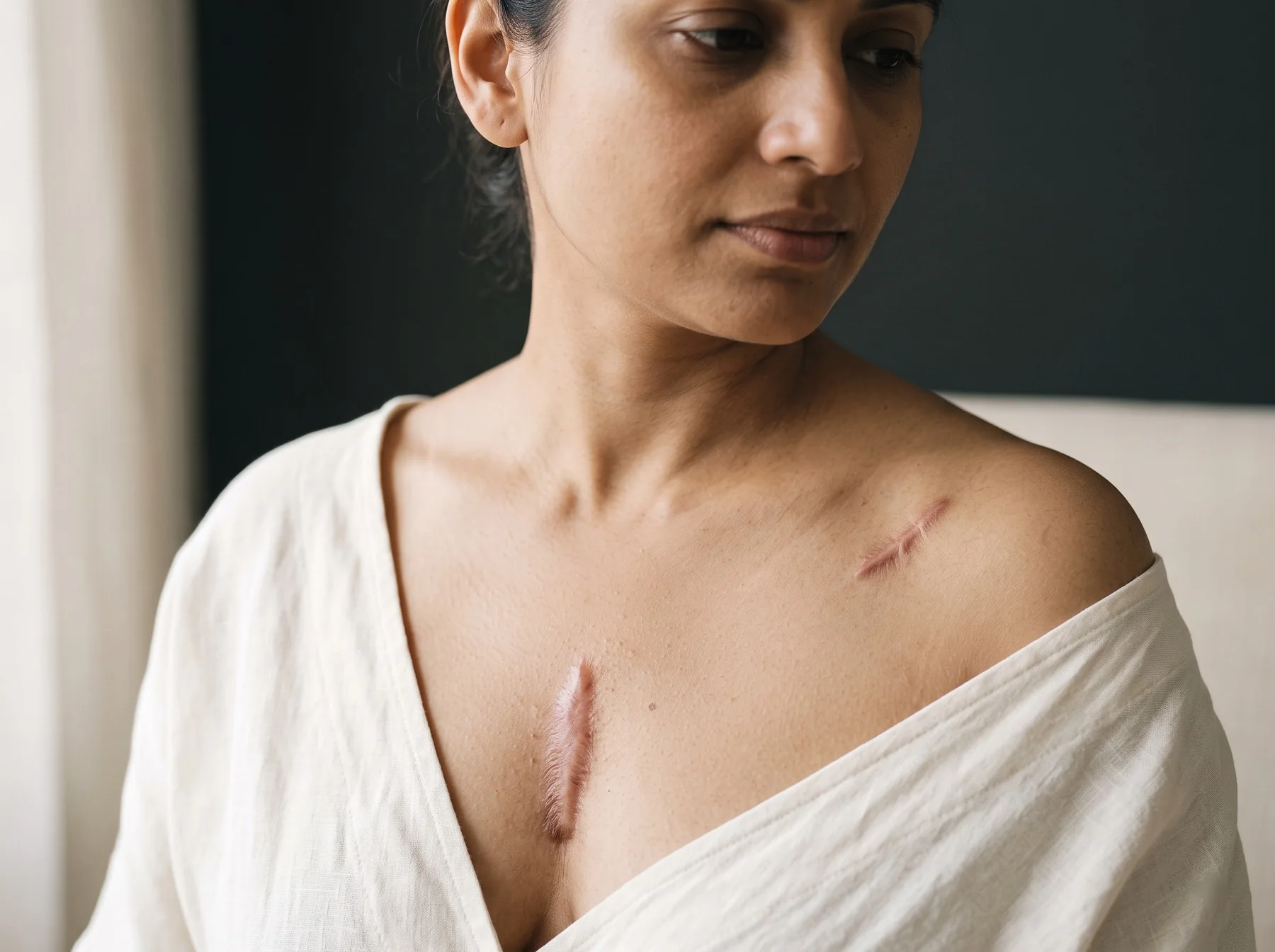 Types of keloids & raised scars on Indian skin, dermatologist assessment at Own Skin, Camp, Pune