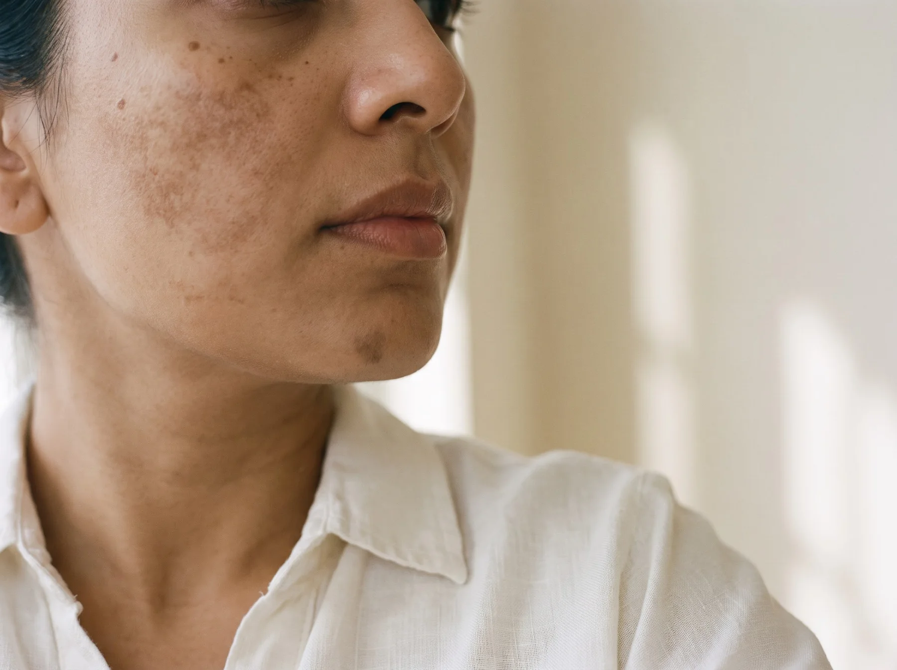 Types of pigmentation & melasma on Indian skin, dermatologist assessment at Own Skin, Camp, Pune