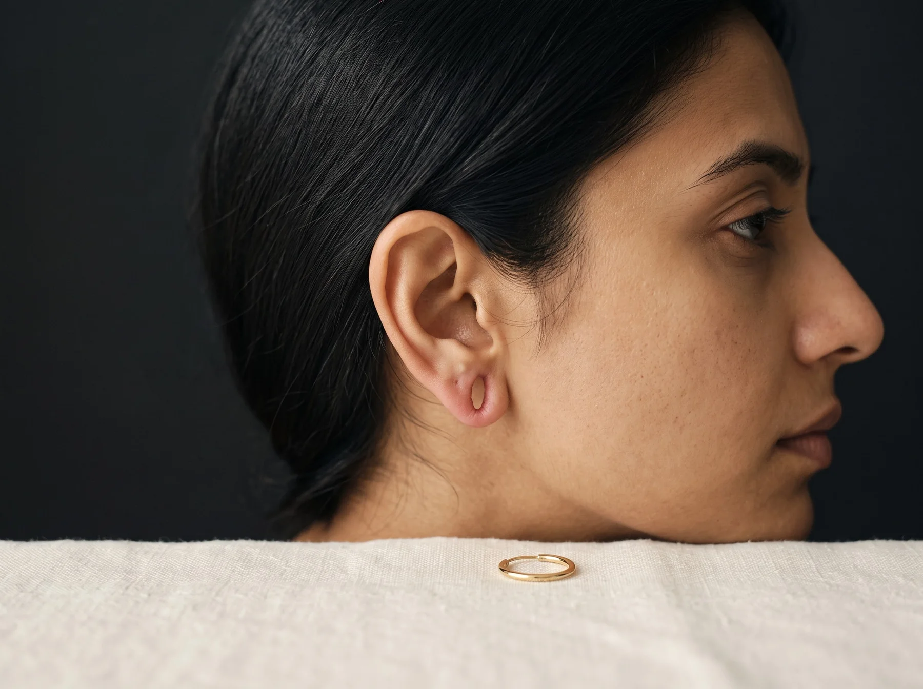 Types of stretched earlobes & nose piercing on Indian skin, dermatologist assessment at Own Skin, Camp, Pune