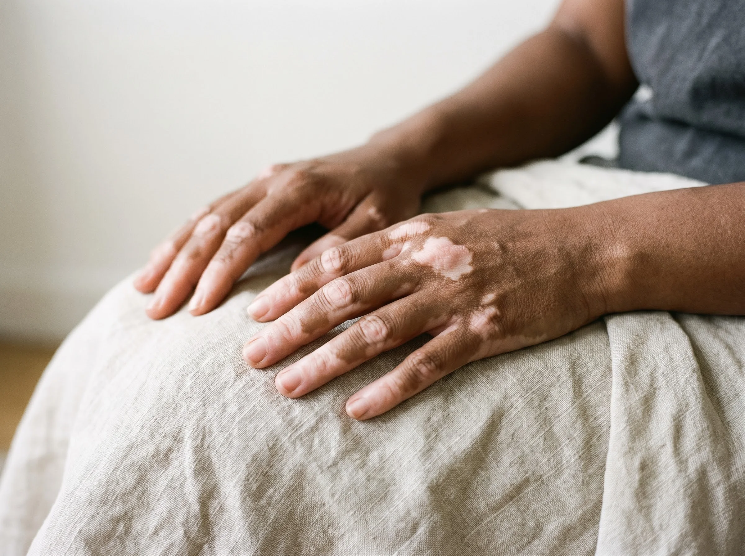 Vitiligo treated at Own Skin Dermatology & Advanced Aesthetics